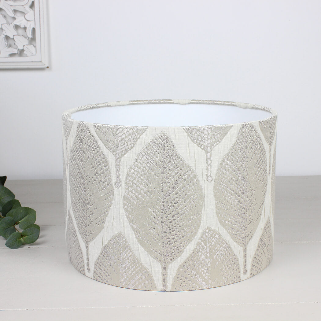 Acacia Oyster Drum Lampshade