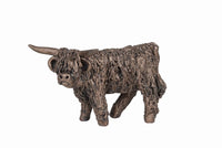 Thumbnail for Angus Standing Highland Cow Frith Bronze Sculpture