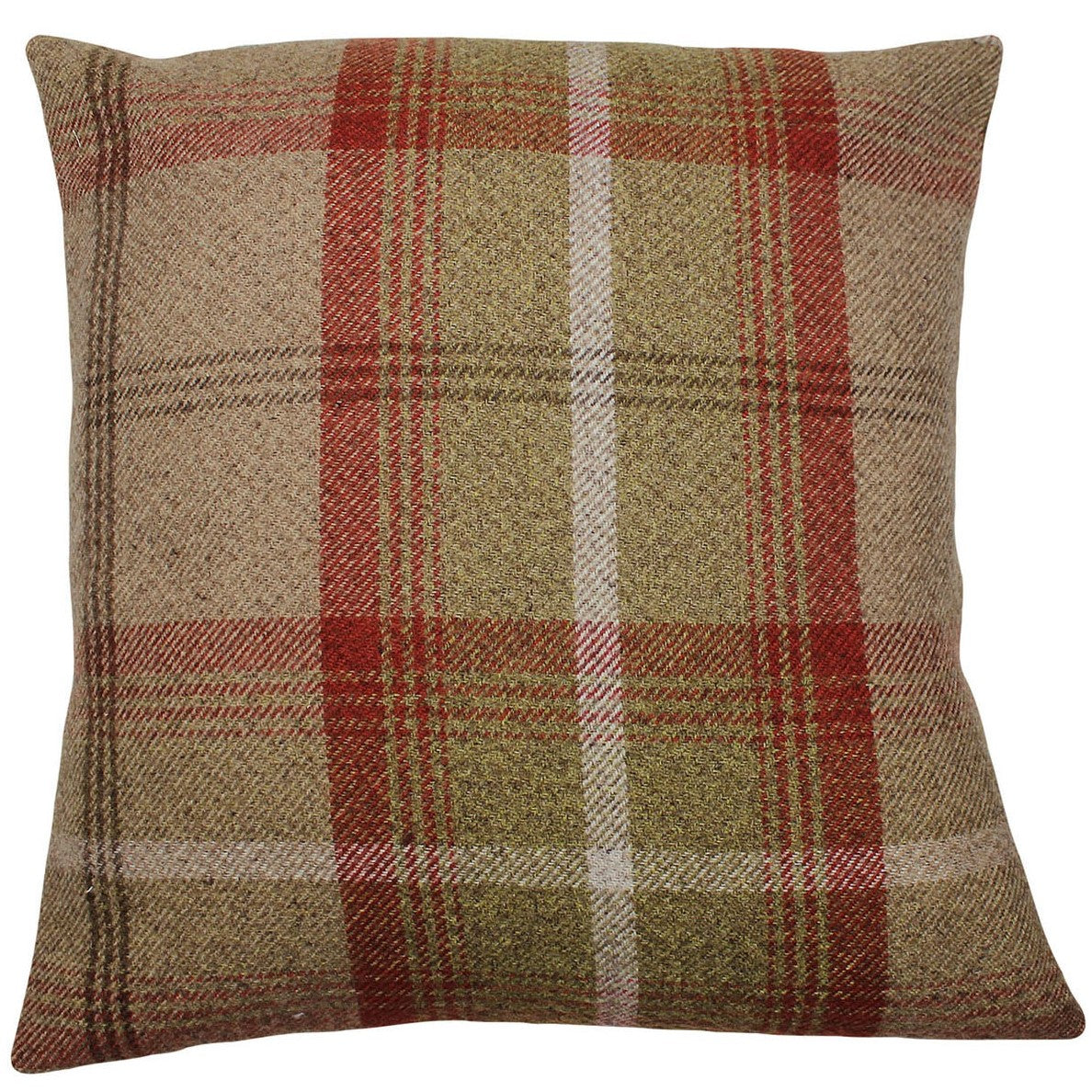 Rust Balmoral Checked Cushion