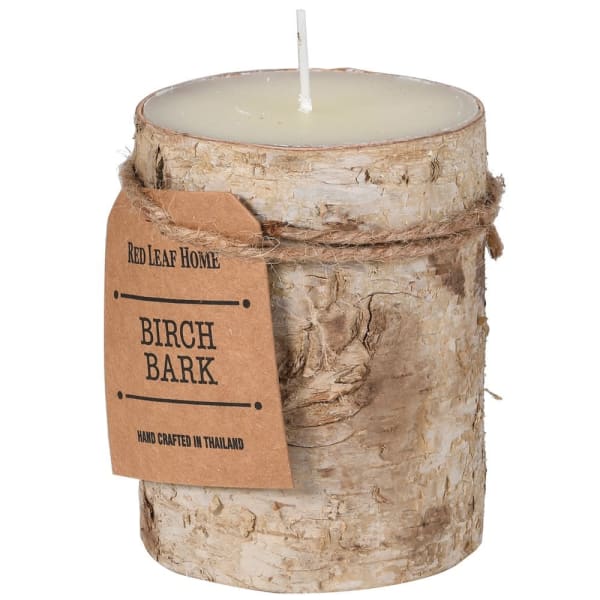 Small Birch Bark Candle