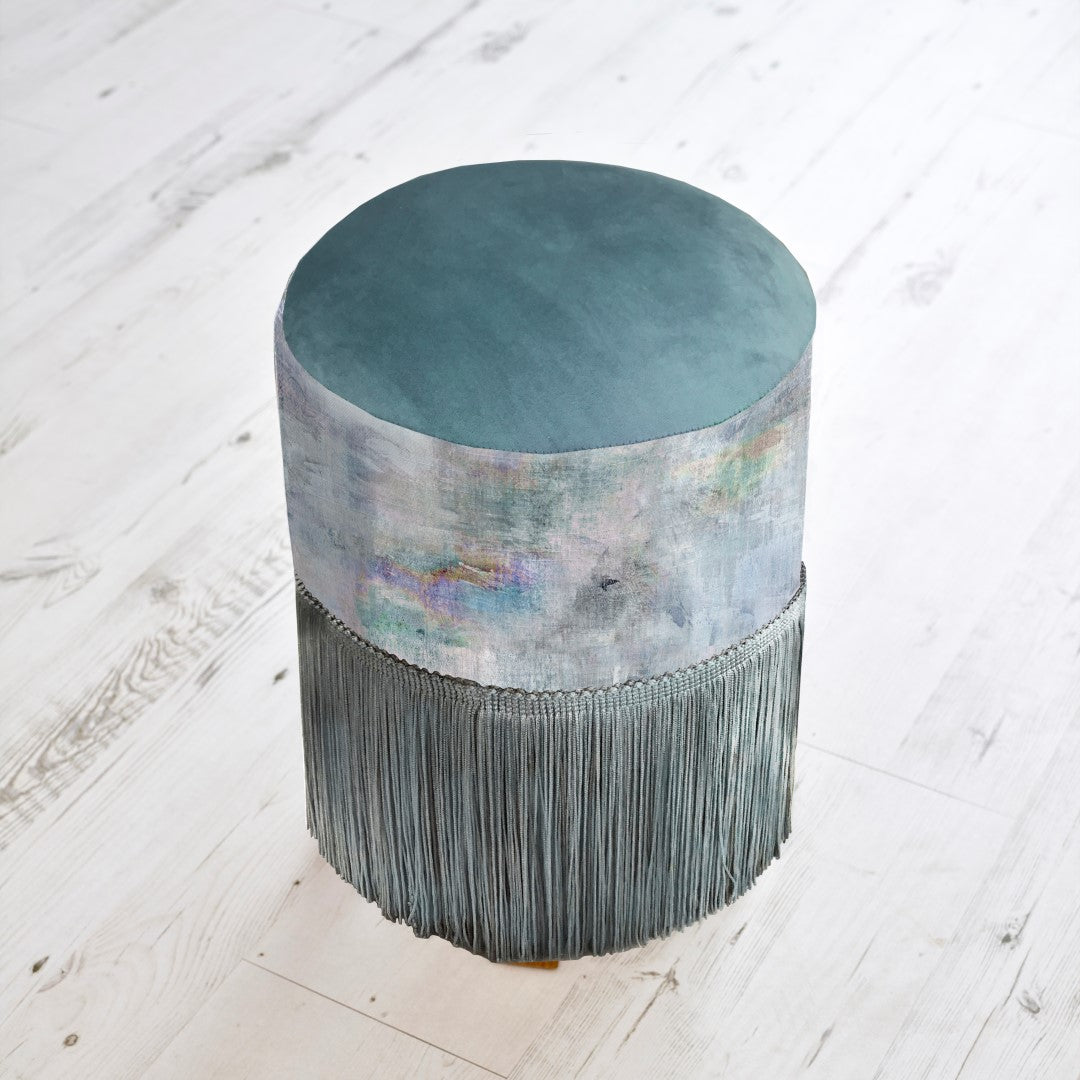 Monet Azurite Monty Stool Voyage Maison Foot Stool