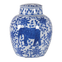 Thumbnail for Blue and White Ceramic Jar