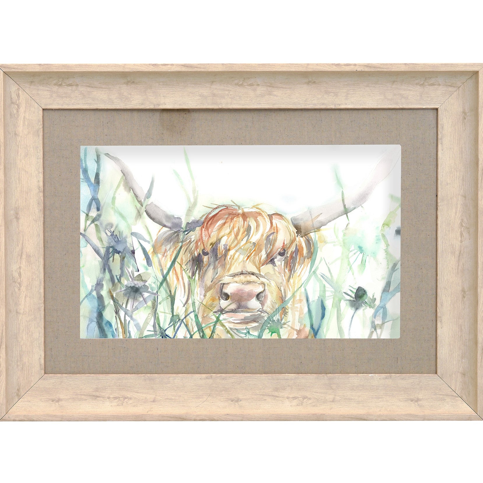 Bramble View Highland Cow Picture Voyage Maison Art