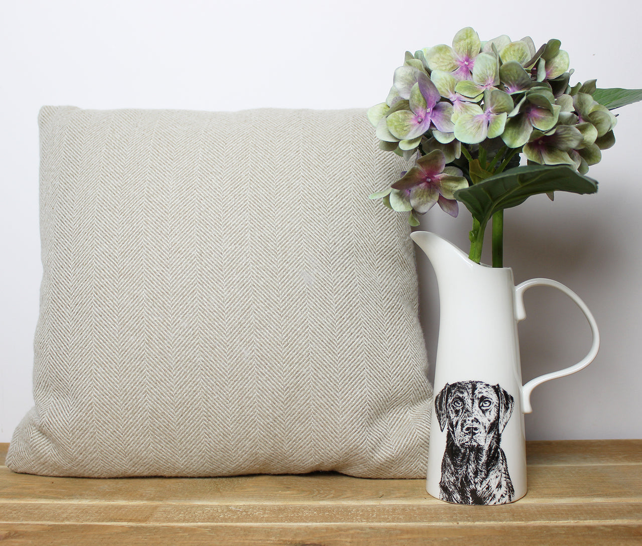 Kincraig Glacier Tweed Wool Cushion
