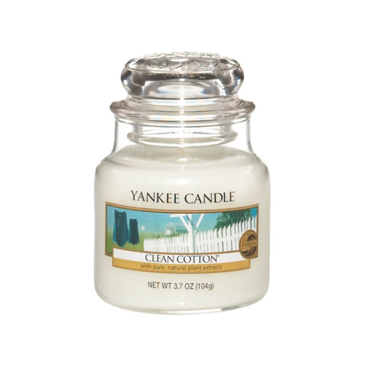 Yankee Candle Clean Cotton Small Jar Candle