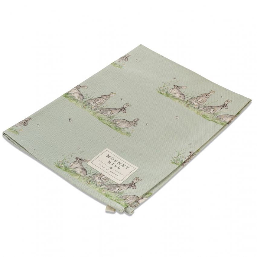 Edgar Green Hare Rabbit Tea Towel