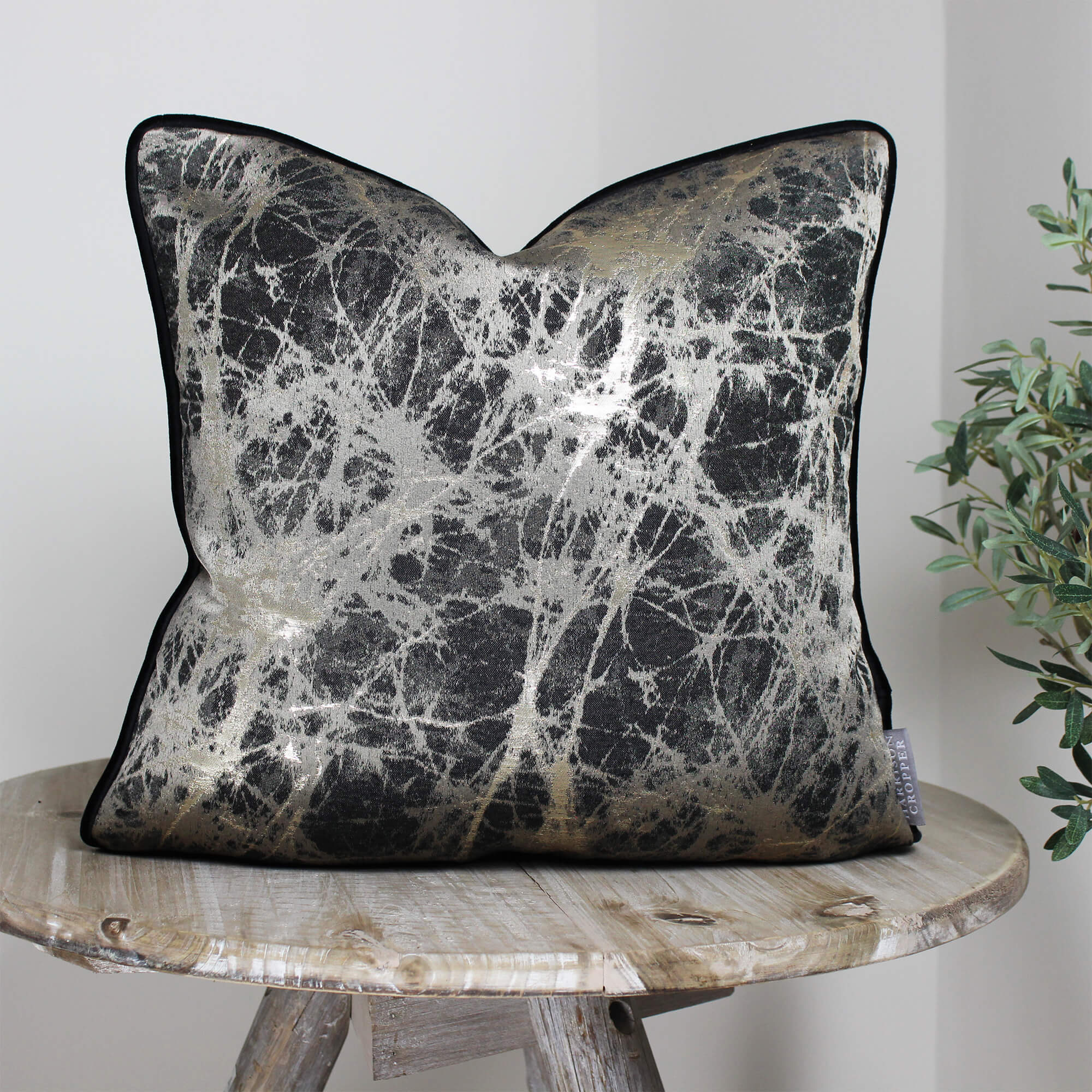 Lava Charcoal Cushion