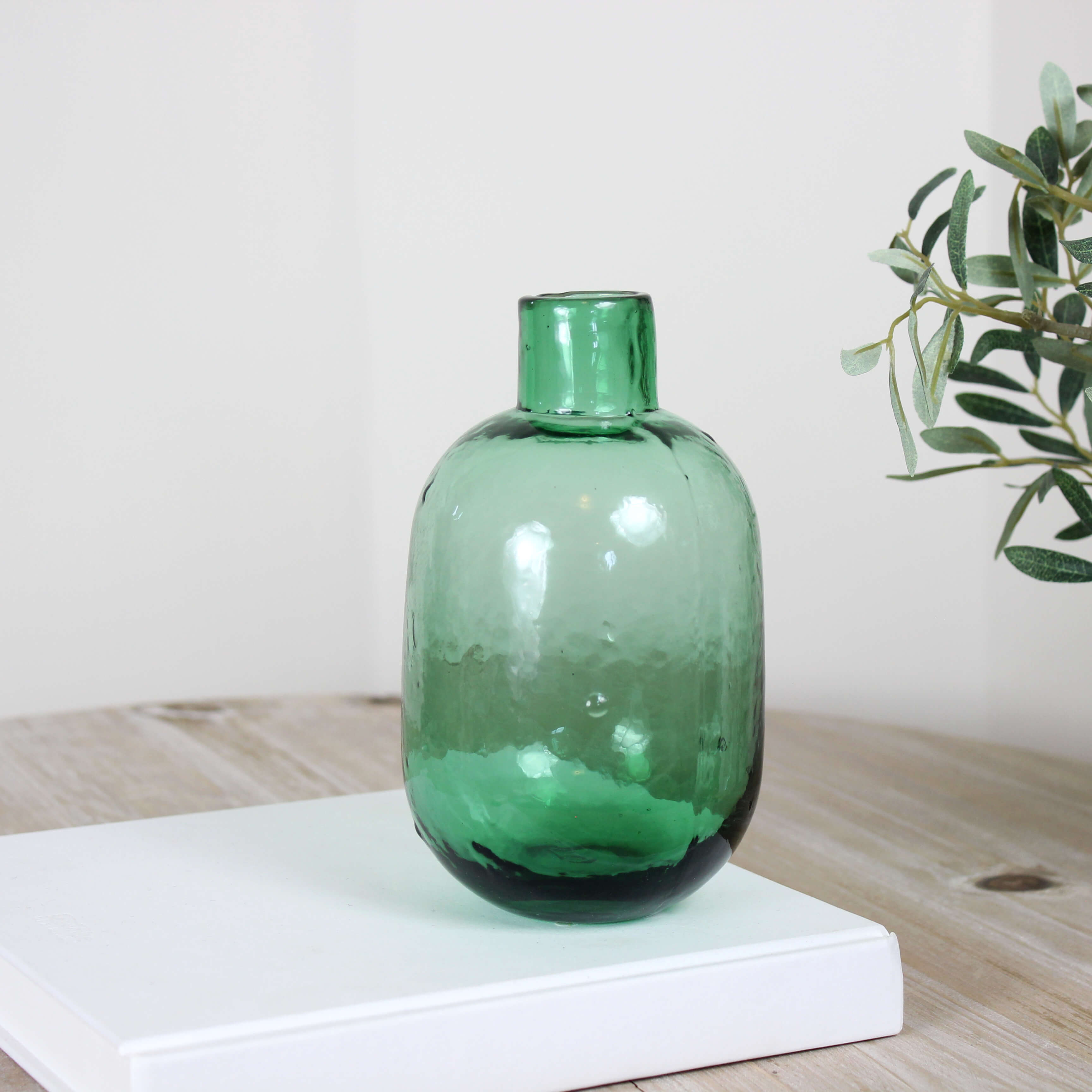 Eleanor Green Bottle Vase