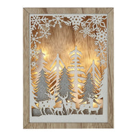Thumbnail for Wooden Deer and Tree LED Christmas Scene