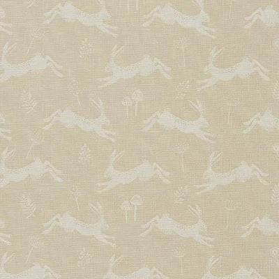 Jumping Hare Natural Roman Blind