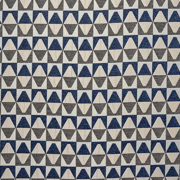 Kaleidoscope Indigo Roman Blind