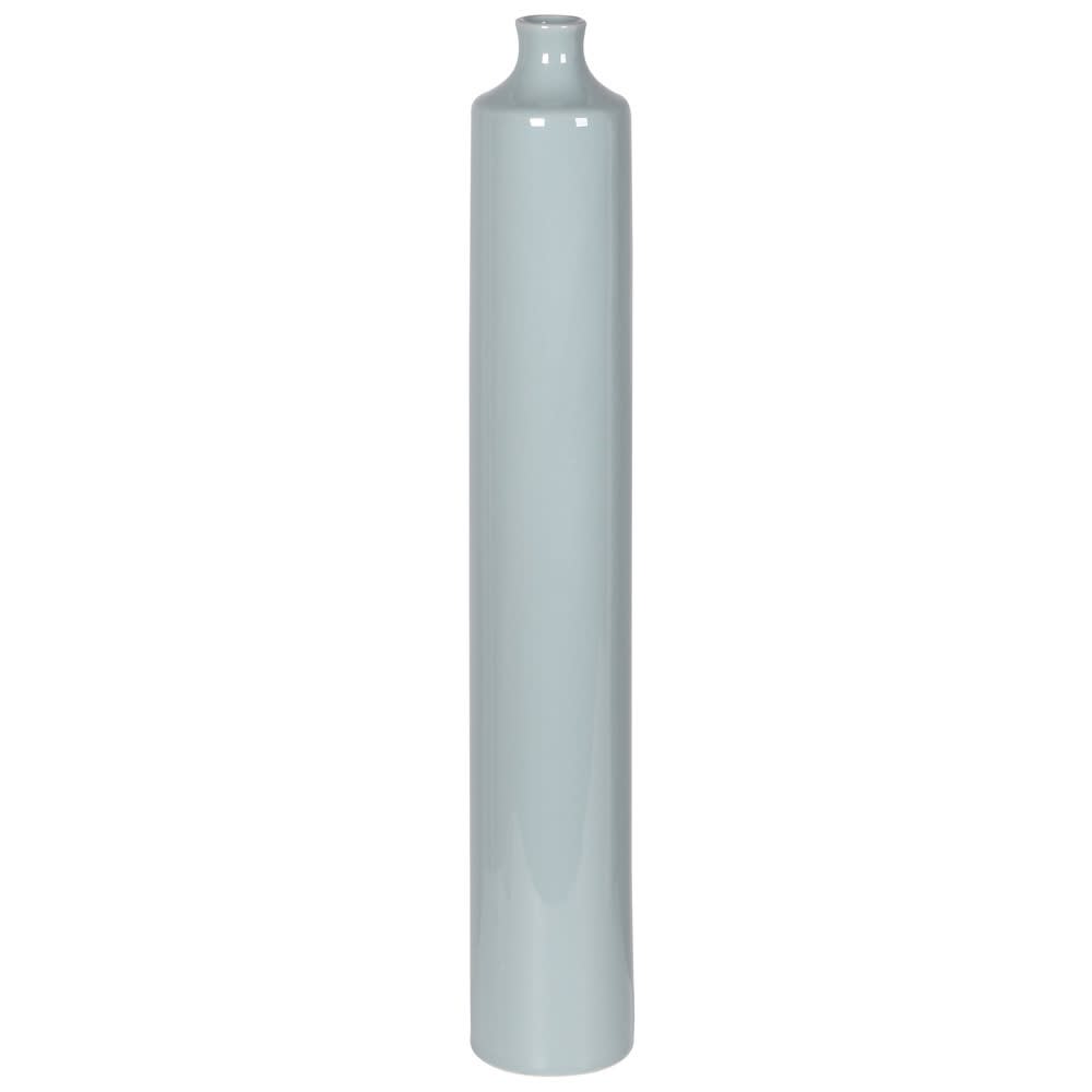 Large Grey Deco Bottle Vase