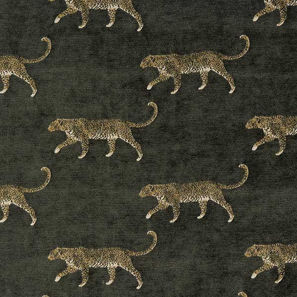 Leopard Grey Roman Blind