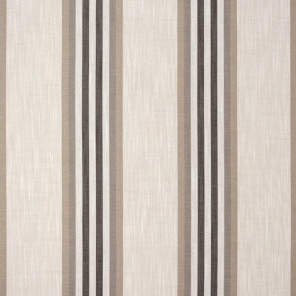 Manali Stripe Taupe Curtains