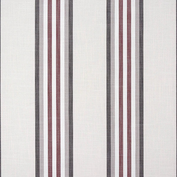 Manali Stripe Rosso Curtains
