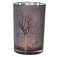 Thumbnail for Medium Frosted Chocolate Tree Candle Holder