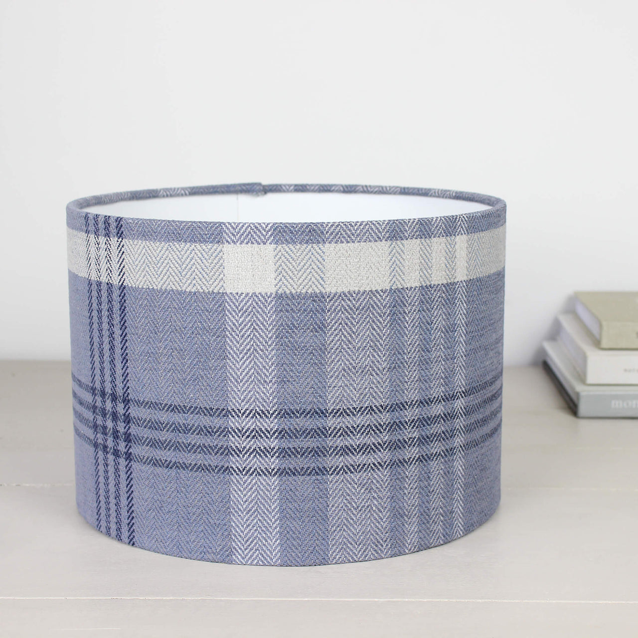 Melrose Indigo Drum Lampshade
