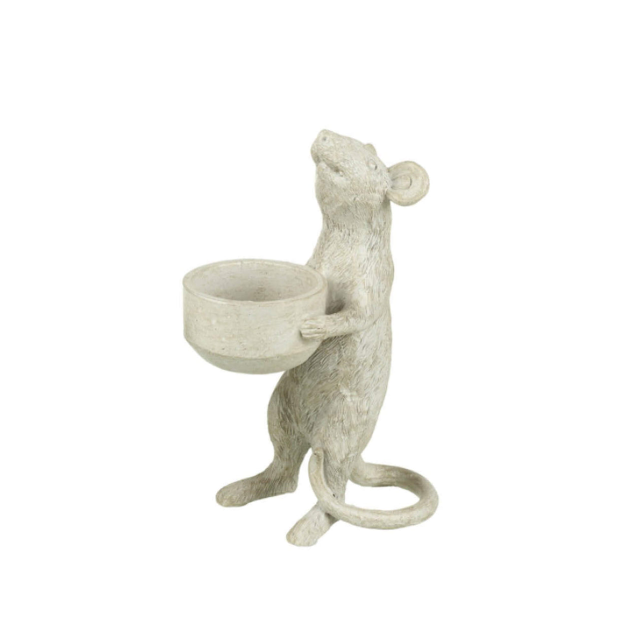 Timothy Grey Mouse Tea Light Holder