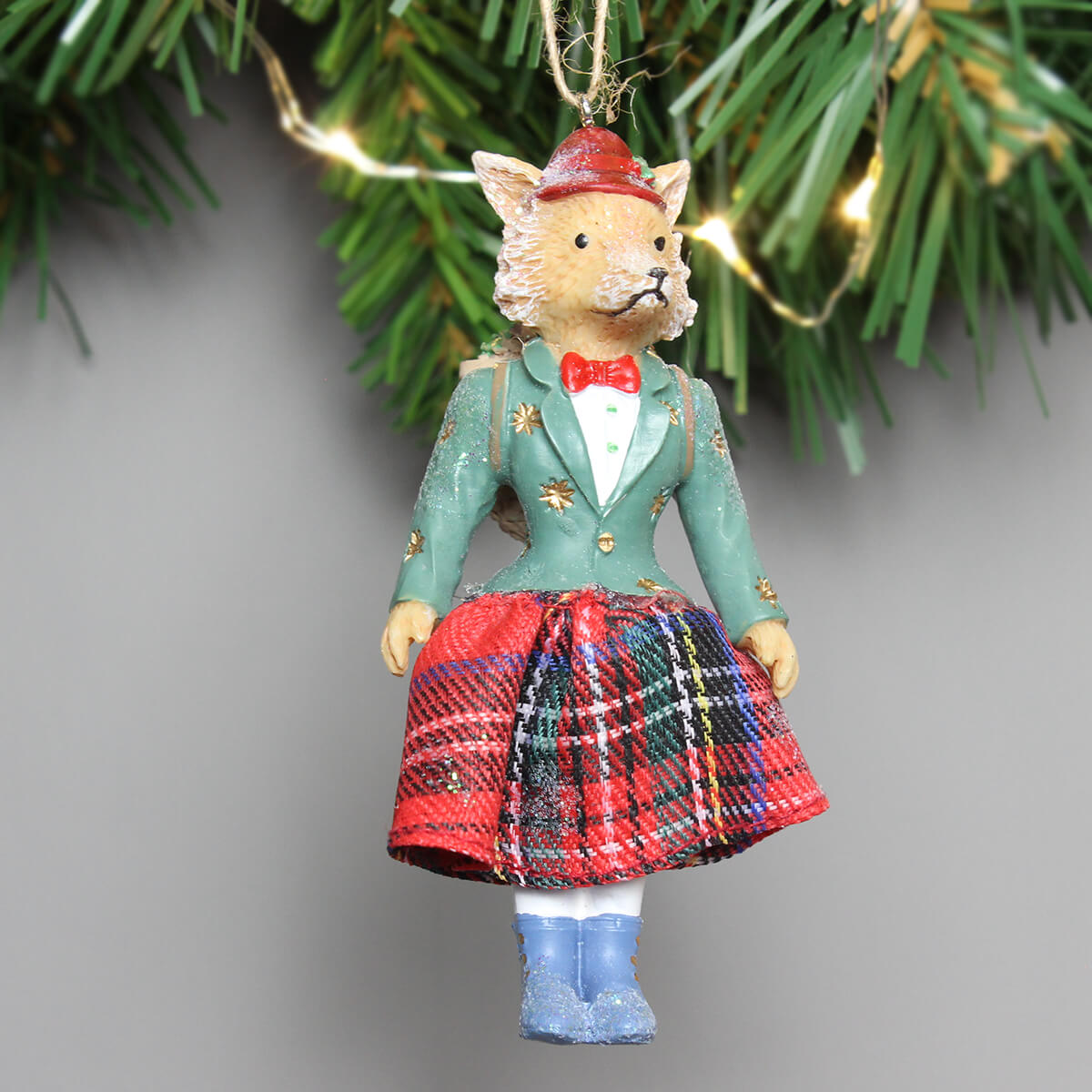 Mrs Fox Dressed Christmas Decoration