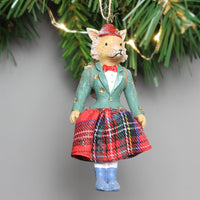 Thumbnail for Mrs Fox Dressed Christmas Decoration