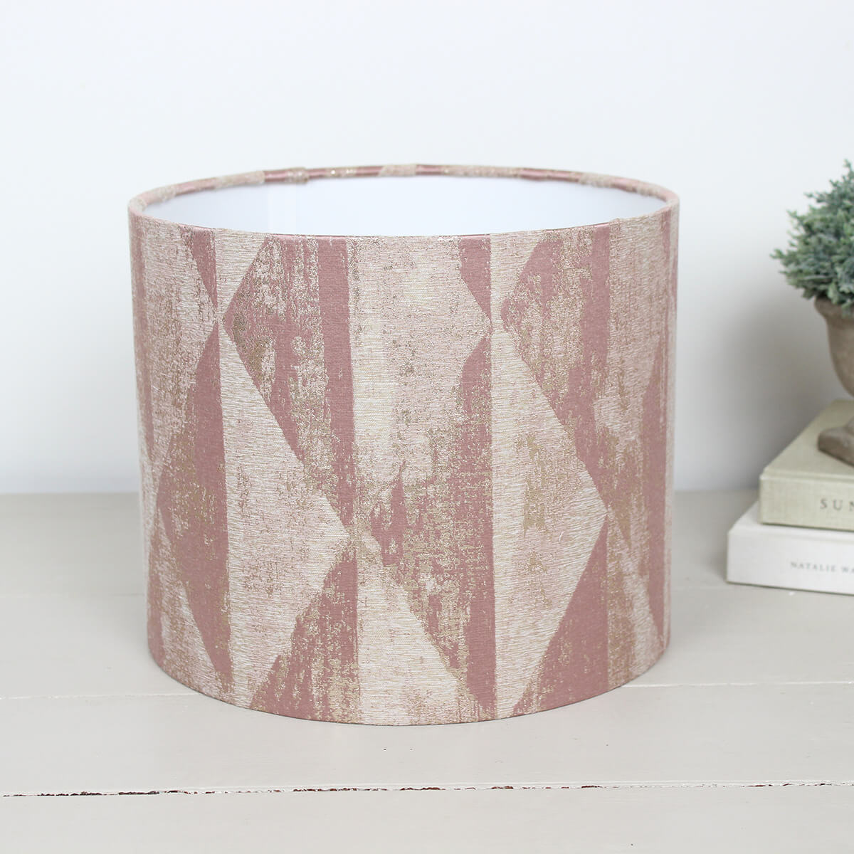 Mystique Rose Gold Drum Lampshade