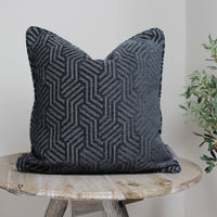 Thumbnail for Geo Charcoal Cushion.