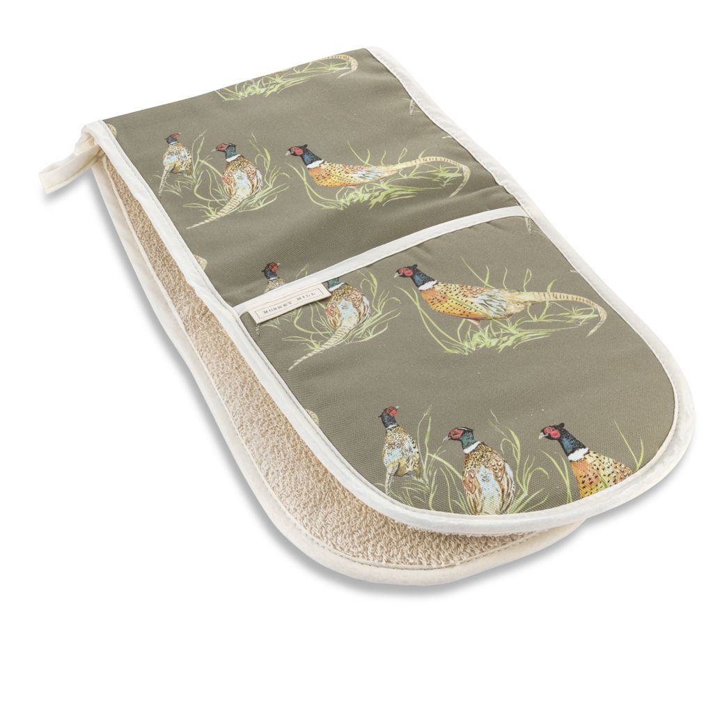 Mosney Mill Pheasant Double Oven Gloves