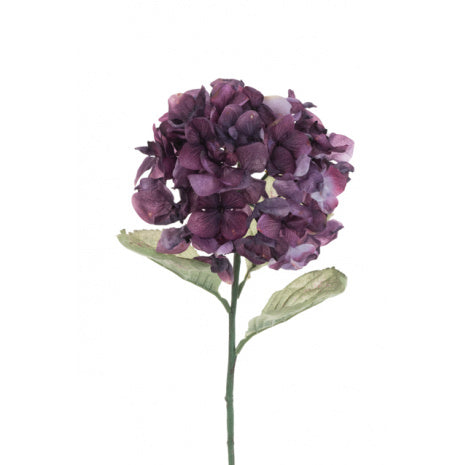 Faux Dried Purple Hydrangea