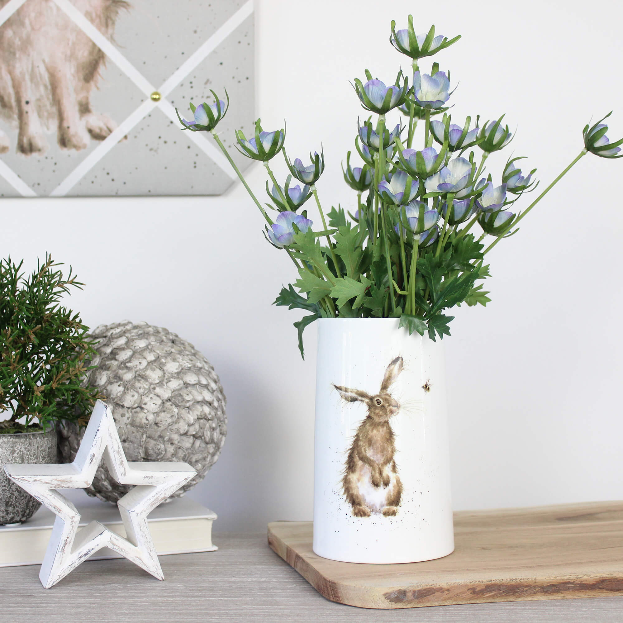 Wrendale Designs 'Hare and the Bee' Medium Vase