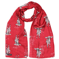 Thumbnail for Sketch Cow Print Fashion Scarf