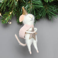 Thumbnail for Christmas Mouse holding Star Decoration